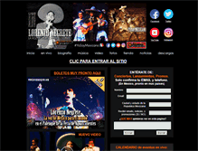 Tablet Screenshot of lorenzonegrete.com